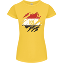 Torn Egypt Flag Egyptian Day Football Womens Petite Cut T-Shirt Yellow