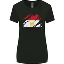 Torn Egypt Flag Egyptian Day Football Womens Wider Cut T-Shirt Black