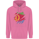 Torn Eritrean Flag Eritrea Flag Day Football Childrens Kids Hoodie Azalea