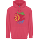 Torn Eritrean Flag Eritrea Flag Day Football Childrens Kids Hoodie Heliconia