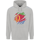 Torn Eritrean Flag Eritrea Flag Day Football Childrens Kids Hoodie Sports Grey