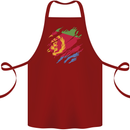 Torn Eritrean Flag Eritrea Flag Day Football Cotton Apron 100% Organic Maroon