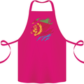 Torn Eritrean Flag Eritrea Flag Day Football Cotton Apron 100% Organic Pink