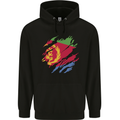 Torn Eritrean Flag Eritrea Flag Day Football Mens 80% Cotton Hoodie Black