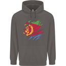 Torn Eritrean Flag Eritrea Flag Day Football Mens 80% Cotton Hoodie Charcoal