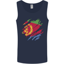 Torn Eritrean Flag Eritrea Flag Day Football Mens Vest Tank Top Navy Blue