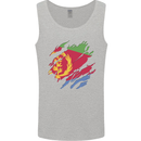 Torn Eritrean Flag Eritrea Flag Day Football Mens Vest Tank Top Sports Grey