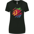 Torn Eritrean Flag Eritrea Flag Day Football Womens Wider Cut T-Shirt Black