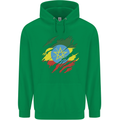 Torn Ethiopia Flag Ethiopian Day Football Mens 80% Cotton Hoodie Irish Green