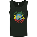 Torn Ethiopia Flag Ethiopian Day Football Mens Vest Tank Top Black