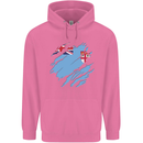 Torn Fiji Flag Fijian Day Football Childrens Kids Hoodie Azalea
