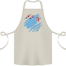Torn Fiji Flag Fijian Day Football Cotton Apron 100% Organic Natural