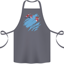Torn Fiji Flag Fijian Day Football Cotton Apron 100% Organic Steel
