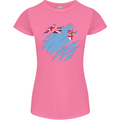 Torn Fiji Flag Fijian Day Football Womens Petite Cut T-Shirt Azalea