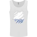 Torn Flag ALTAI REPUBLIC Mens Vest Tank Top White