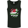 Torn Flag Abkhazia Mens Vest Tank Top Black