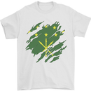 Torn Flag Adygea Mens T-Shirt 100% Cotton White