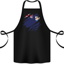 Torn Flag Anguilla Cotton Apron 100% Organic Black
