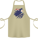 Torn Flag Anguilla Cotton Apron 100% Organic Khaki