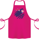 Torn Flag Anguilla Cotton Apron 100% Organic Pink