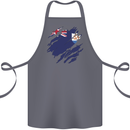 Torn Flag Anguilla Cotton Apron 100% Organic Steel