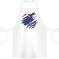 Torn Flag Anguilla Cotton Apron 100% Organic White