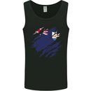 Torn Flag Anguilla Mens Vest Tank Top Black