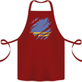 Torn Flag Aruba Cotton Apron 100% Organic Maroon