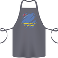 Torn Flag Aruba Cotton Apron 100% Organic Steel