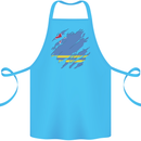 Torn Flag Aruba Cotton Apron 100% Organic Turquoise