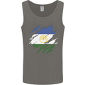 Torn Flag Bashkortostan Mens Vest Tank Top Charcoal
