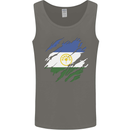 Torn Flag Bashkortostan Mens Vest Tank Top Charcoal