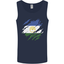 Torn Flag Bashkortostan Mens Vest Tank Top Navy Blue