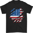 Torn Flag Bikini Atoll Mens T-Shirt 100% Cotton Black