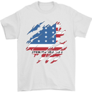 Torn Flag Bikini Atoll Mens T-Shirt 100% Cotton White
