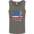 Torn Flag Bikini Atoll Mens Vest Tank Top Charcoal