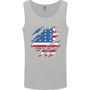 Torn Flag Bikini Atoll Mens Vest Tank Top Sports Grey