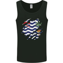 Torn Flag British Indian Ocean Territory Mens Vest Tank Top Black