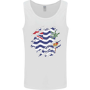 Torn Flag British Indian Ocean Territory Mens Vest Tank Top White