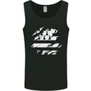 Torn Flag Brittany Mens Vest Tank Top Black