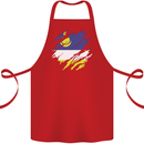 Torn Flag Buryatia Cotton Apron 100% Organic Red