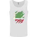 Torn Flag Chechen Republic Mens Vest Tank Top White