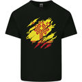 Torn Flag Chuvashia Mens Cotton T-Shirt Tee Top Black