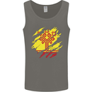 Torn Flag Chuvashia Mens Vest Tank Top Charcoal