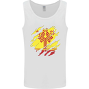Torn Flag Chuvashia Mens Vest Tank Top White