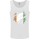Torn Flag Cote d' Ivoire Mens Vest Tank Top White