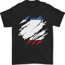 Torn Flag Crimea Mens T-Shirt 100% Cotton Black