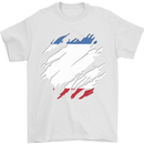 Torn Flag Crimea Mens T-Shirt 100% Cotton White