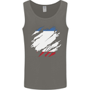 Torn Flag Crimea Mens Vest Tank Top Charcoal