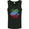 Torn Flag Dagestan Mens Vest Tank Top Black